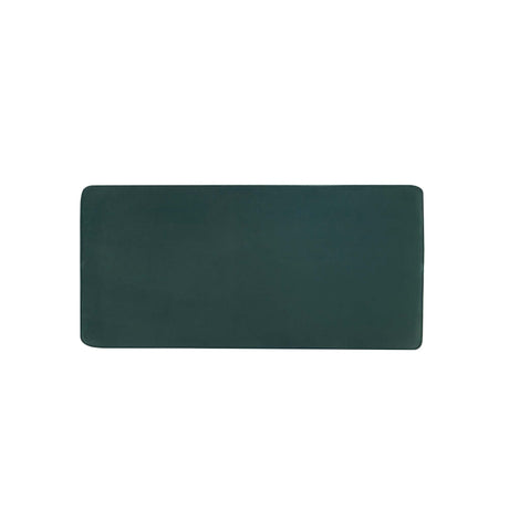 Abigail Double Ottoman Bench in Green by Manhattan Comfort at Eve Furniture
