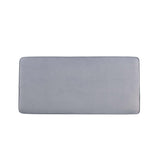 Abigail Double Ottoman Bench in Grey by Manhattan Comfort at Eve Furniture