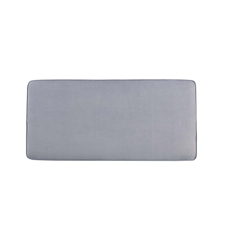 Abigail Double Ottoman Bench in Grey by Manhattan Comfort at Eve Furniture