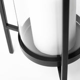 Abigail I Large Gunmetal Gray Metal Table Candle Holder by Mercana at Eve Furniture