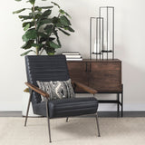 Abigail I Large Gunmetal Gray Metal Table Candle Holder by Mercana at Eve Furniture
