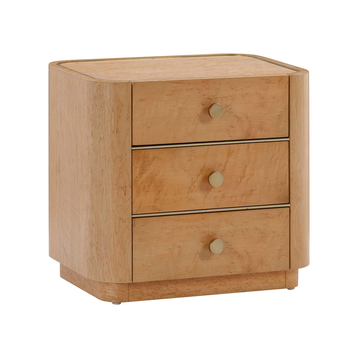 Abigail Natural Birdseye Maple Nightstand by TOV Furniture at Eve Furniture
