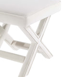 Abigail Single Ottoman Bench in Cream by Manhattan Comfort at Eve Furniture