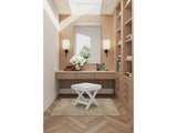 Abigail Single Ottoman Bench in Cream by Manhattan Comfort at Eve Furniture