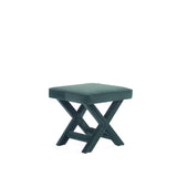 Abigail Single Ottoman Bench in Green by Manhattan Comfort at Eve Furniture