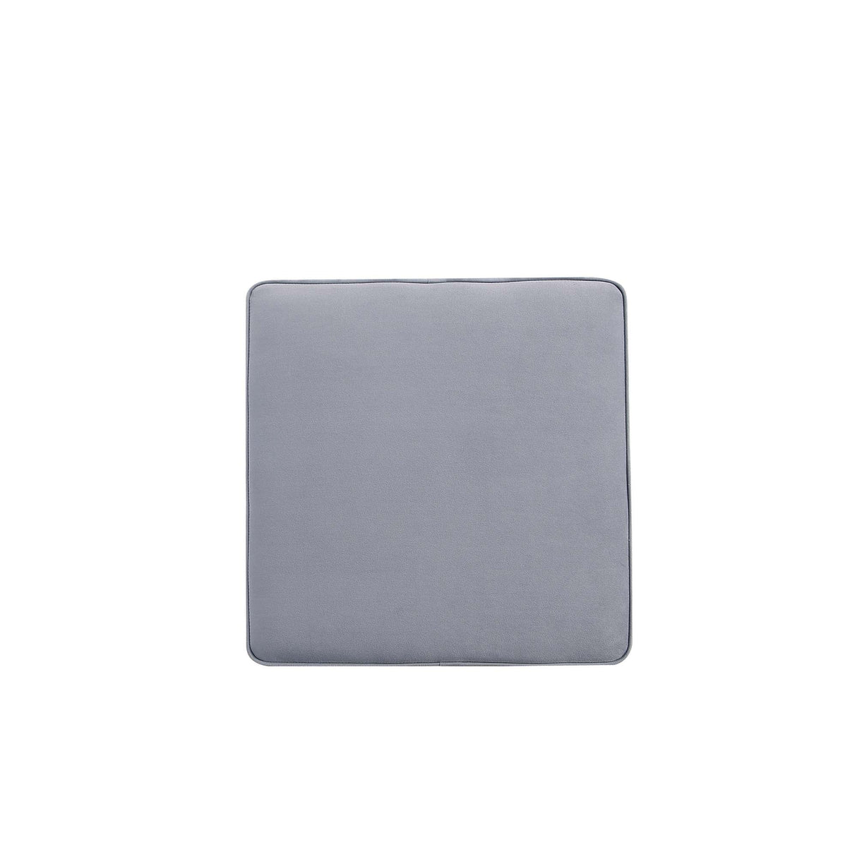 Abigail Single Ottoman Bench in Grey by Manhattan Comfort at Eve Furniture
