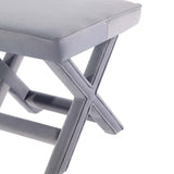 Abigail Single Ottoman Bench in Grey by Manhattan Comfort at Eve Furniture