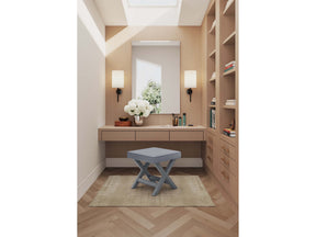 Abigail Single Ottoman Bench in Grey by Manhattan Comfort at Eve Furniture