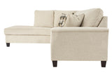 Abinger Natural 2-Piece Left Arm Facing (Left Arm Facing (LAF)) Chaise Sectional by Ashley at Eve Furniture