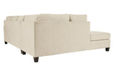 Abinger Natural 2-Piece Left Arm Facing (Left Arm Facing (LAF)) Chaise Sectional by Ashley at Eve Furniture