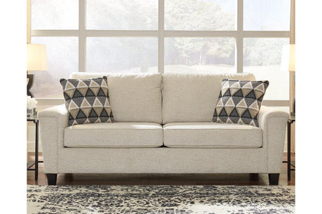 Abinger Natural Queen Sofa Sleeper by Ashley at Eve Furniture