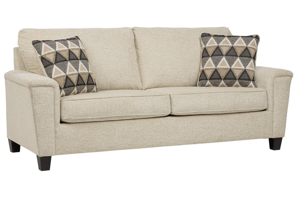 Abinger Natural Queen Sofa Sleeper by Ashley at Eve Furniture