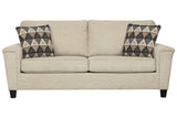 Abinger Natural Queen Sofa Sleeper by Ashley at Eve Furniture