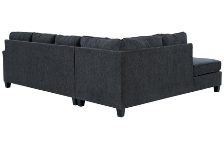 Abinger Smoke 2-Piece Left Arm Facing (Left Arm Facing (LAF)) Chaise Sectional by Ashley at Eve Furniture