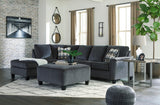 Abinger Smoke 2-Piece Left Arm Facing (Left Arm Facing (LAF)) Chaise Sectional by Ashley at Eve Furniture