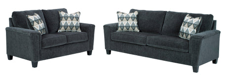 Abinger Smoke Living Room Set by Ashley at Eve Furniture