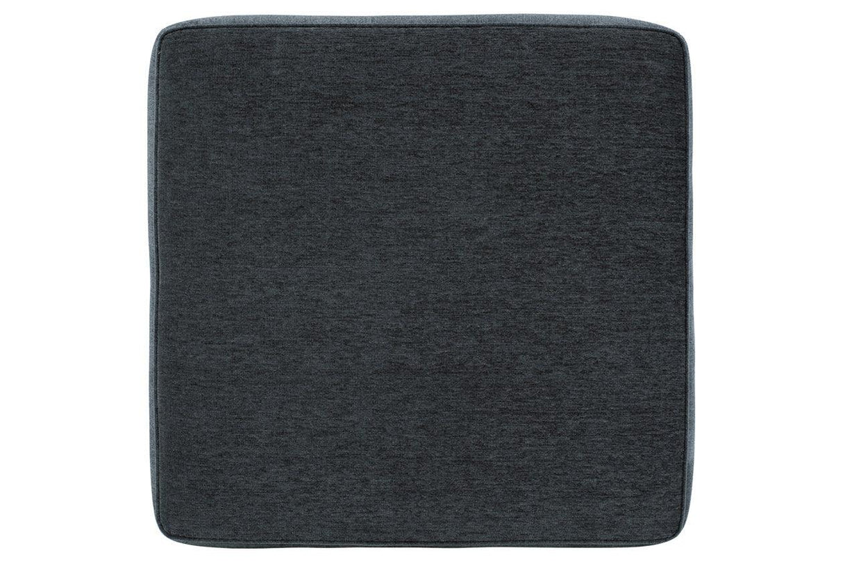 Abinger Smoke Oversized Accent Ottoman by Ashley at Eve Furniture