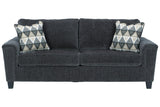 Abinger Smoke Queen Sofa Sleeper by Ashley at Eve Furniture