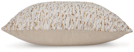 Abler Ivory/Gray/Gold Pillow (Set of 4)