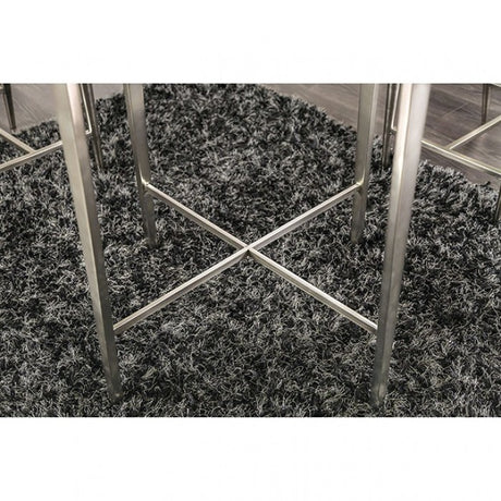 Abner Silver Counter Height Table by Furniture of America at Eve Furniture