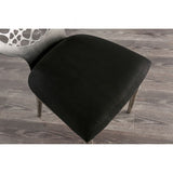 Abner Silver/Black Side Chair Set of 2