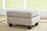 Abney Driftwood Ottoman by Ashley at Eve Furniture