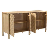 Abra 72" Four Door Sideboard in Light Mango by Home Trends & Design at Eve Furniture