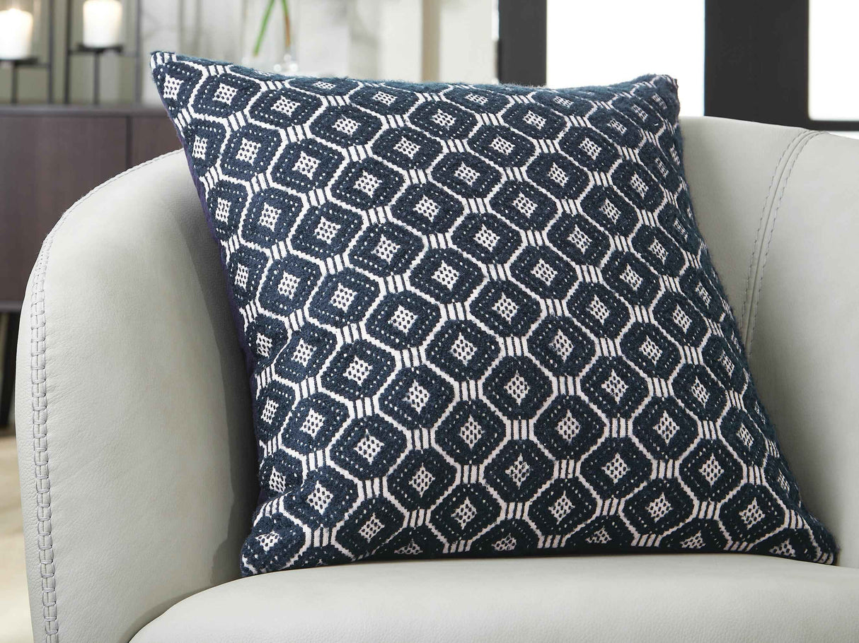 Abra Black/Ivory Pillow by Ashley at Eve Furniture