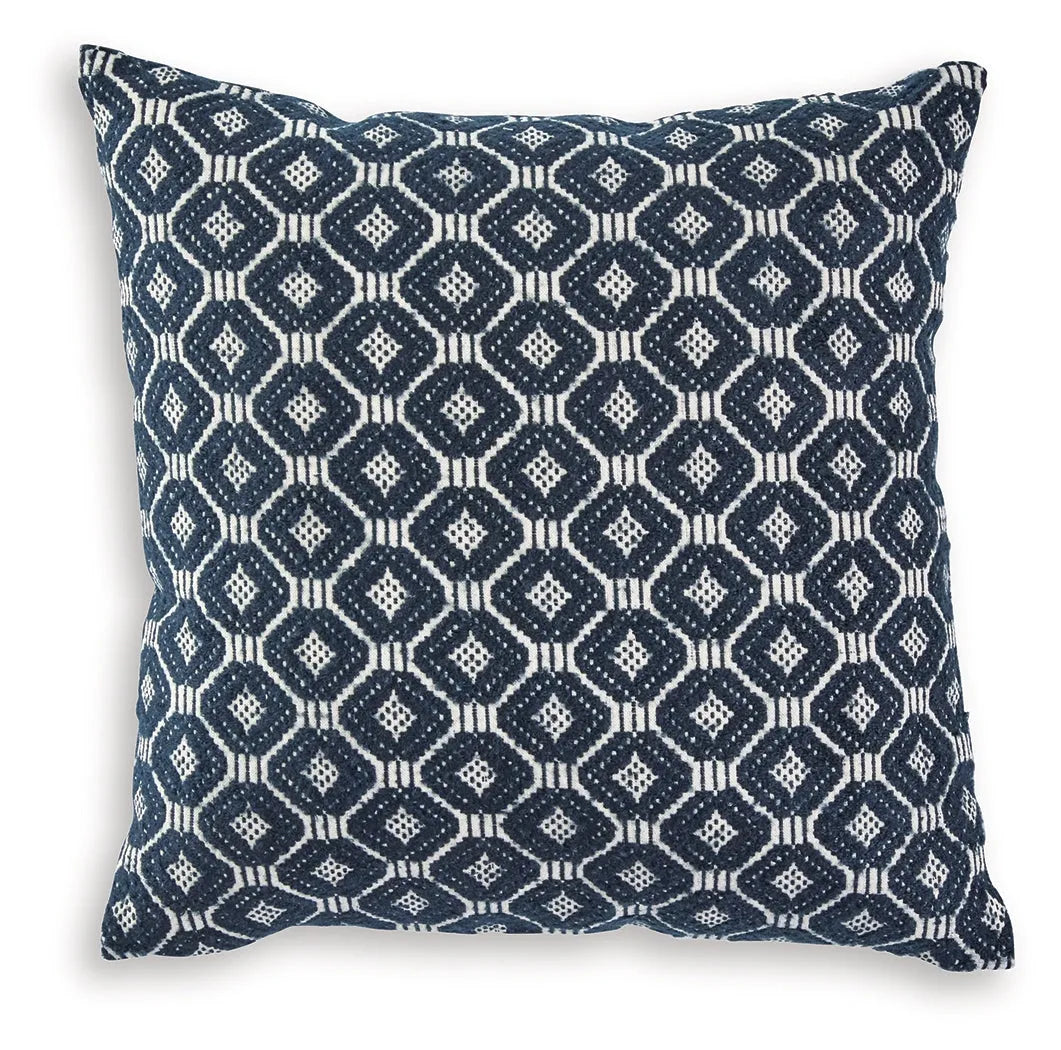 Abra Black/Ivory Pillow (Set of 4) by Ashley at Eve Furniture