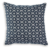 Abra Black/Ivory Pillow (Set of 4) by Ashley at Eve Furniture