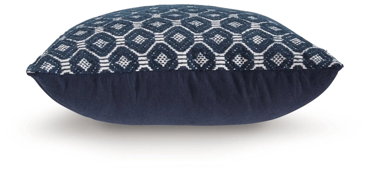 Abra Black/Ivory Pillow (Set of 4) by Ashley at Eve Furniture
