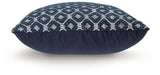 Abra Black/Ivory Pillow (Set of 4) by Ashley at Eve Furniture