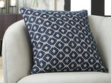 Abra Black/Ivory Pillow (Set of 4) by Ashley at Eve Furniture