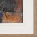 Abstract Autumn 3 by Mercana Studio Hand-Embellished Textured Framed Artwork Matted under Glass by Mercana at Eve Furniture