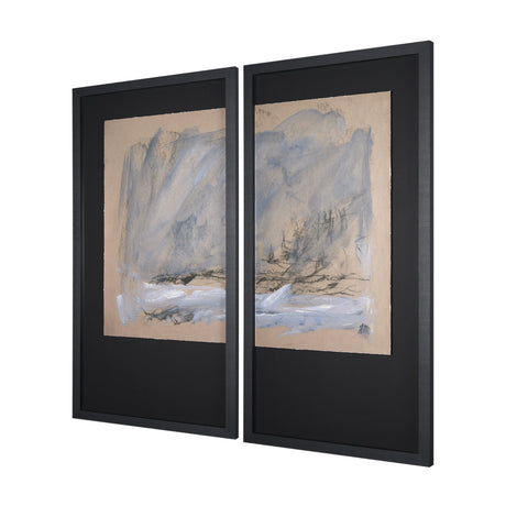 Abstract Landscape by Mercana Studio a Framed Art Print by Mercana at Eve Furniture