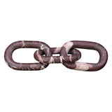 Abstract Red Marble Decor 3 Link Chain by Home Trends & Design at Eve Furniture