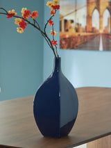 Abtinson Navy Vase by ASHLEY FURNITURE at Eve Furniture