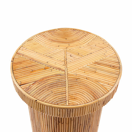 Acadia Rattan Side Table by TOV Furniture at Eve Furniture