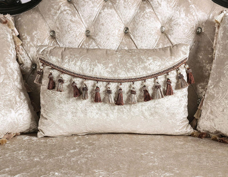 Acapulco Black/Off-White Sofa by Furniture of America at Eve Furniture