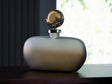 Acario Taupe/Gold Finish Jar by ASHLEY FURNITURE at Eve Furniture