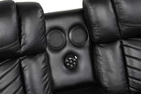 Ace Black 3-Piece Reclining Living Room Set by Happy Homes at Eve Furniture
