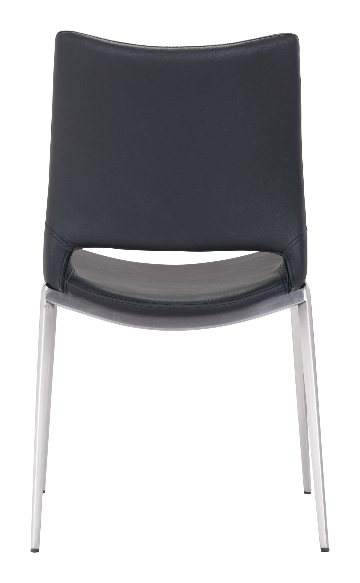 Ace Black & Silver Dining Chair (Set of 2) by Zuomod at Eve Furniture