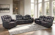 Ace Brown 3-Piece Reclining Living Room Set by Happy Homes at Eve Furniture