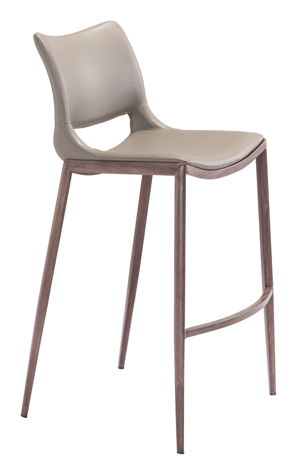 Ace Brown & Walnut Barstool (Set of 2) by Zuomod at Eve Furniture