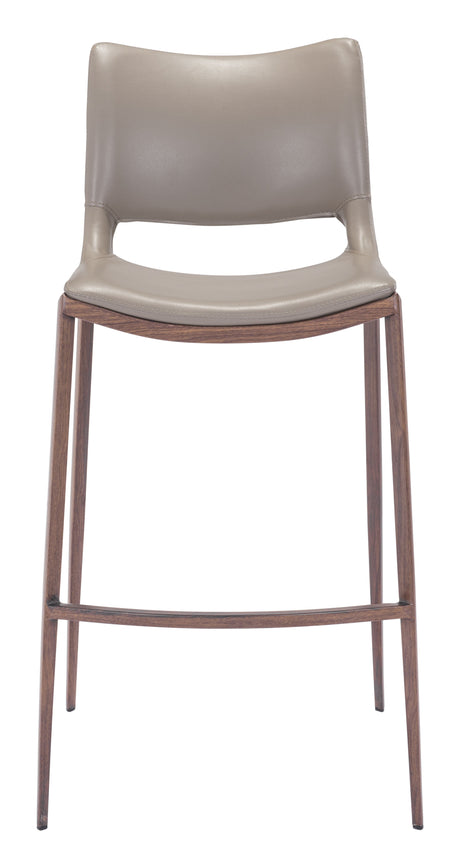 Ace Brown & Walnut Barstool (Set of 2) by Zuomod at Eve Furniture