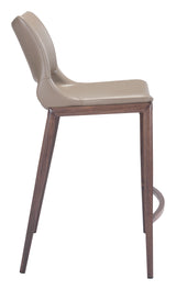 Ace Brown & Walnut Counter Stool (Set of 2) by Zuomod at Eve Furniture
