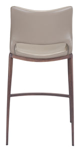 Ace Brown & Walnut Counter Stool (Set of 2) by Zuomod at Eve Furniture