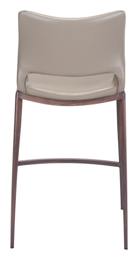 Ace Brown & Walnut Counter Stool (Set of 2) by Zuomod at Eve Furniture