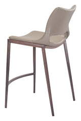 Ace Brown & Walnut Counter Stool (Set of 2) by Zuomod at Eve Furniture