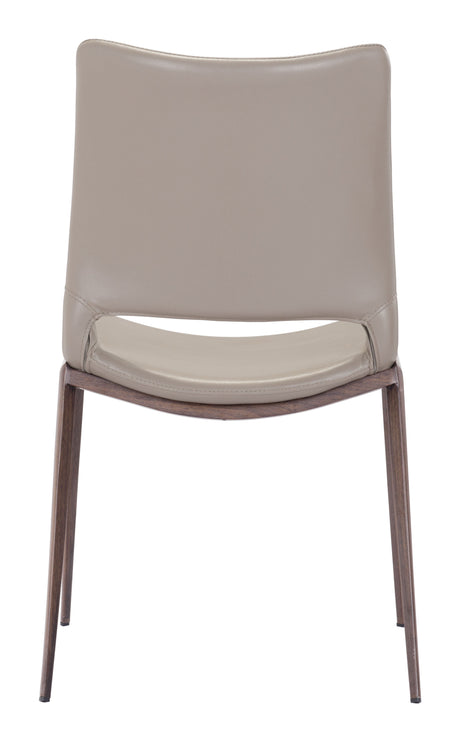 Ace Brown & Walnut Dining Chair (Set of 2) by Zuomod at Eve Furniture